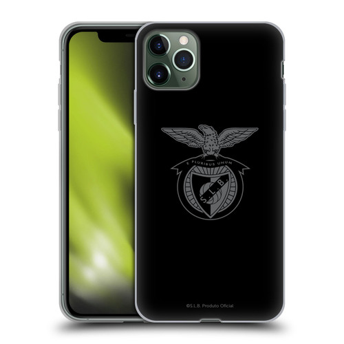 S.L. Benfica 2021/22 Crest Black Soft Gel Case for Apple iPhone 11 Pro Max