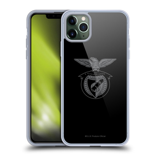 S.L. Benfica 2021/22 Crest Black Soft Gel Case for Apple iPhone 11 Pro Max