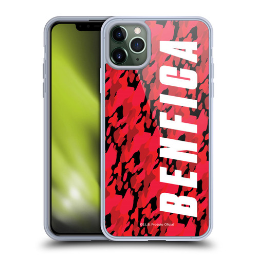 S.L. Benfica 2021/22 Crest Camouflage Soft Gel Case for Apple iPhone 11 Pro Max