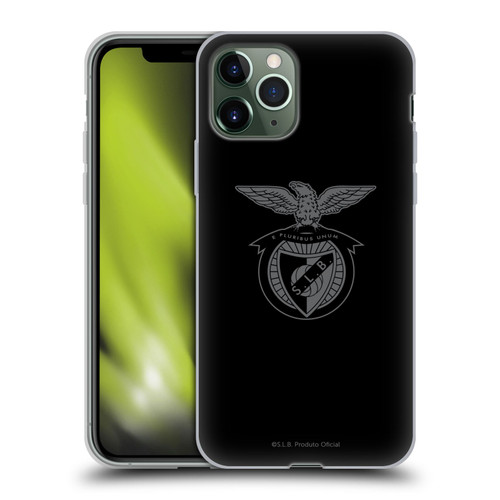 S.L. Benfica 2021/22 Crest Black Soft Gel Case for Apple iPhone 11 Pro