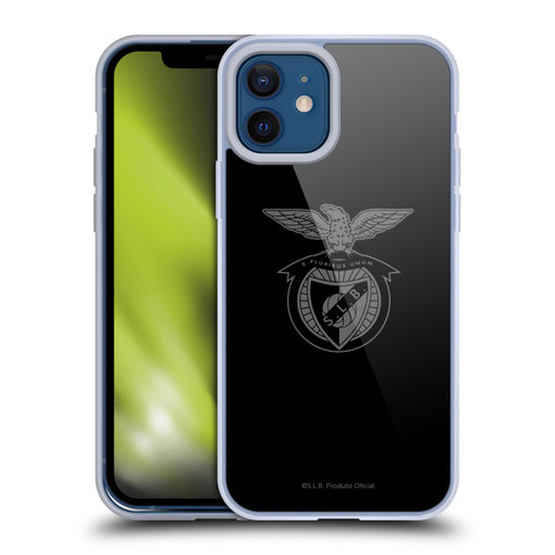 S.L. Benfica 2021/22 Crest Black Soft Gel Case for Apple iPhone 12 / iPhone 12 Pro