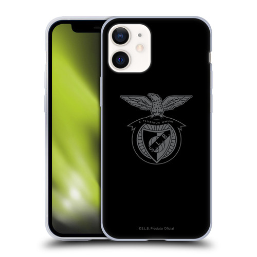 S.L. Benfica 2021/22 Crest Black Soft Gel Case for Apple iPhone 12 Mini