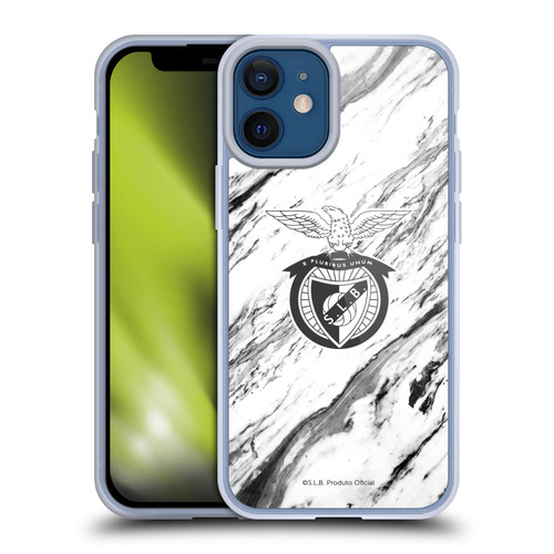 S.L. Benfica 2021/22 Crest Marble Soft Gel Case for Apple iPhone 12 Mini