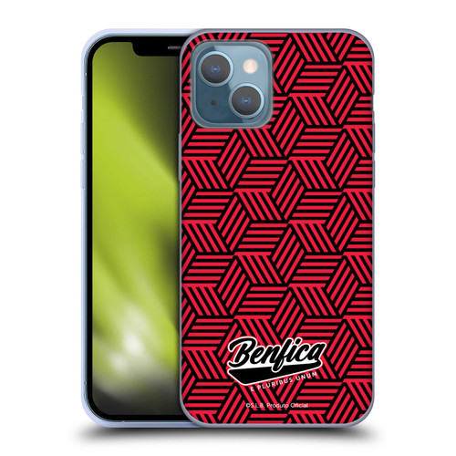 S.L. Benfica 2021/22 Crest Geometric Soft Gel Case for Apple iPhone 13