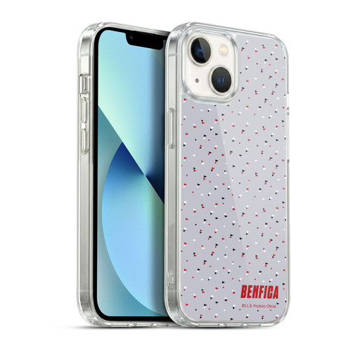 S.L. Benfica 2021/22 Crest Triangles Soft Gel Case for Apple iPhone 13