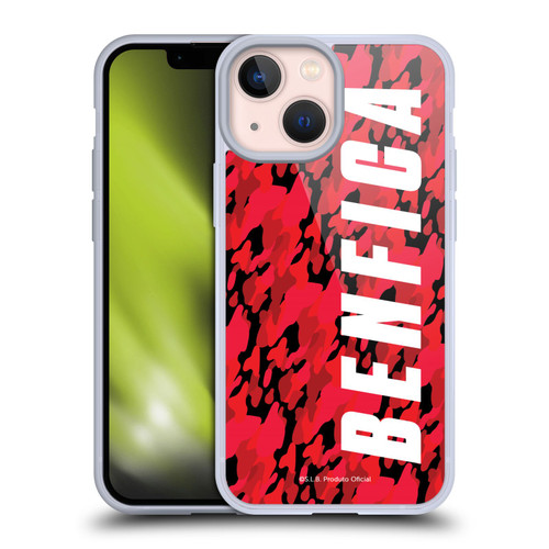 S.L. Benfica 2021/22 Crest Camouflage Soft Gel Case for Apple iPhone 13 Mini