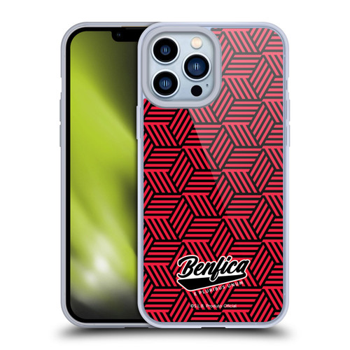 S.L. Benfica 2021/22 Crest Geometric Soft Gel Case for Apple iPhone 13 Pro Max