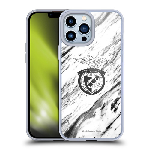 S.L. Benfica 2021/22 Crest Marble Soft Gel Case for Apple iPhone 13 Pro Max