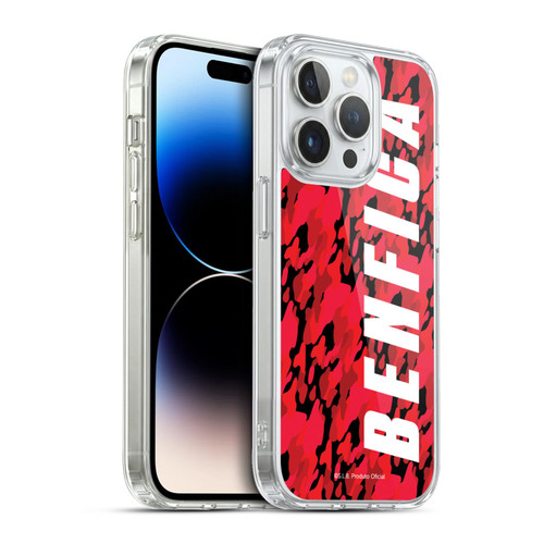 S.L. Benfica 2021/22 Crest Camouflage Soft Gel Case for Apple iPhone 13 Pro