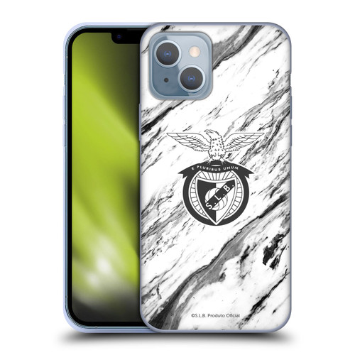 S.L. Benfica 2021/22 Crest Marble Soft Gel Case for Apple iPhone 14