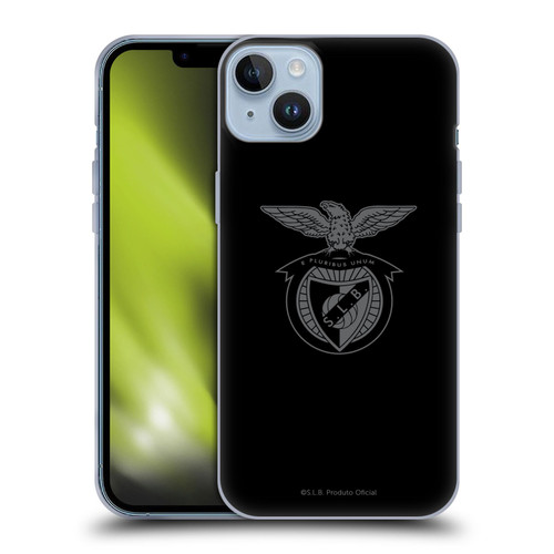 S.L. Benfica 2021/22 Crest Black Soft Gel Case for Apple iPhone 14 Plus