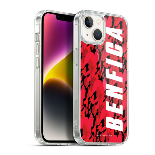 S.L. Benfica 2021/22 Crest Camouflage Soft Gel Case for Apple iPhone 14 Plus