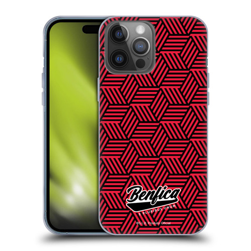 S.L. Benfica 2021/22 Crest Geometric Soft Gel Case for Apple iPhone 14 Pro Max