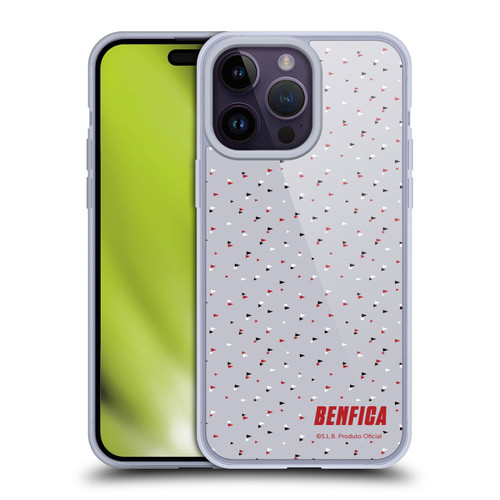 S.L. Benfica 2021/22 Crest Triangles Soft Gel Case for Apple iPhone 14 Pro Max