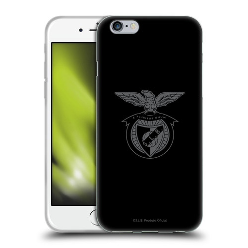 S.L. Benfica 2021/22 Crest Black Soft Gel Case for Apple iPhone 6 / iPhone 6s