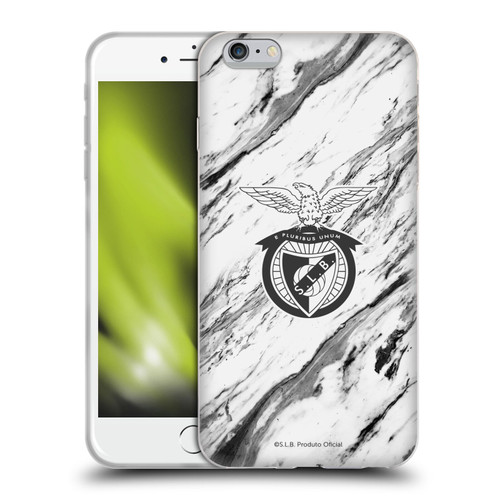 S.L. Benfica 2021/22 Crest Marble Soft Gel Case for Apple iPhone 6 Plus / iPhone 6s Plus