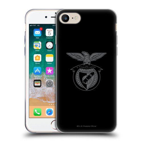 S.L. Benfica 2021/22 Crest Black Soft Gel Case for Apple iPhone 7 / 8 / SE 2020 & 2022