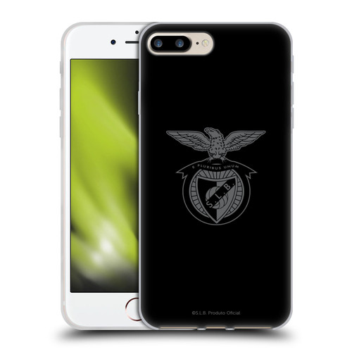 S.L. Benfica 2021/22 Crest Black Soft Gel Case for Apple iPhone 7 Plus / iPhone 8 Plus