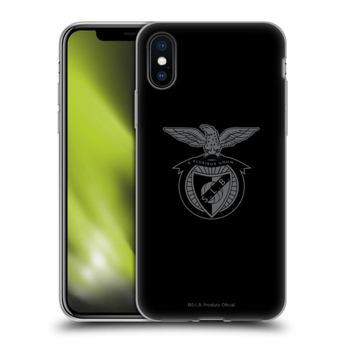 S.L. Benfica 2021/22 Crest Black Soft Gel Case for Apple iPhone X / iPhone XS