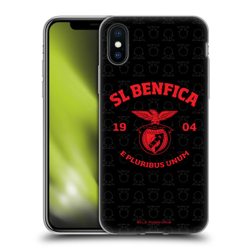 S.L. Benfica 2021/22 Crest E Pluribus Unum Soft Gel Case for Apple iPhone X / iPhone XS