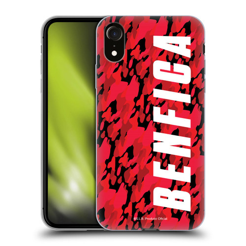 S.L. Benfica 2021/22 Crest Camouflage Soft Gel Case for Apple iPhone XR