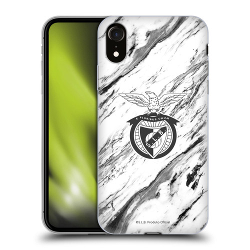 S.L. Benfica 2021/22 Crest Marble Soft Gel Case for Apple iPhone XR