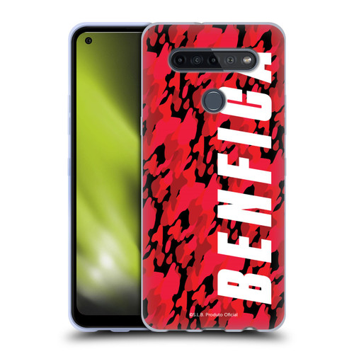 S.L. Benfica 2021/22 Crest Camouflage Soft Gel Case for LG K51S