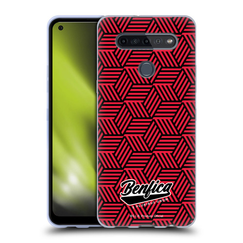 S.L. Benfica 2021/22 Crest Geometric Soft Gel Case for LG K51S