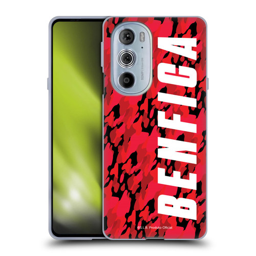 S.L. Benfica 2021/22 Crest Camouflage Soft Gel Case for Motorola Edge X30