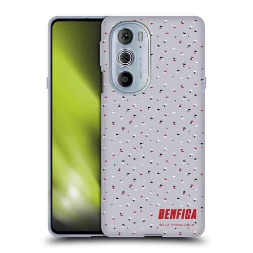 S.L. Benfica 2021/22 Crest Triangles Soft Gel Case for Motorola Edge X30