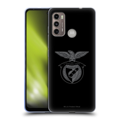 S.L. Benfica 2021/22 Crest Black Soft Gel Case for Motorola Moto G60 / Moto G40 Fusion