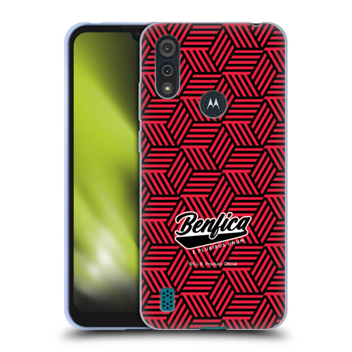S.L. Benfica 2021/22 Crest Geometric Soft Gel Case for Motorola Moto E6s (2020)
