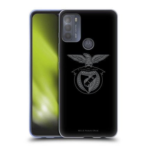 S.L. Benfica 2021/22 Crest Black Soft Gel Case for Motorola Moto G50