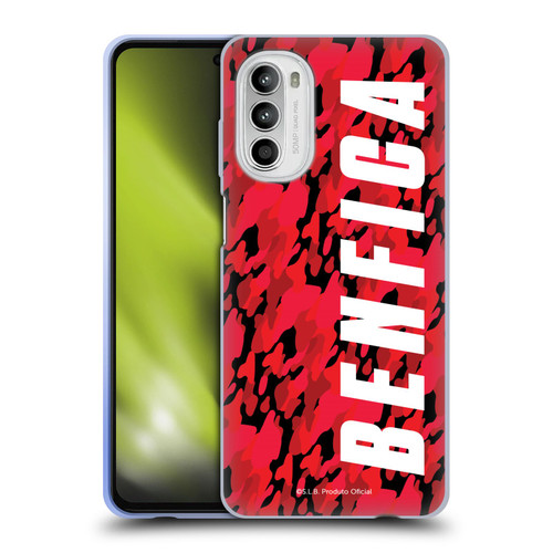 S.L. Benfica 2021/22 Crest Camouflage Soft Gel Case for Motorola Moto G52