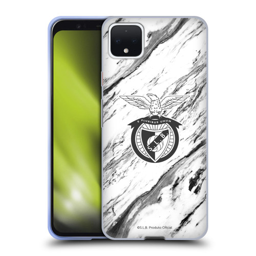 S.L. Benfica 2021/22 Crest Marble Soft Gel Case for Google Pixel 4 XL