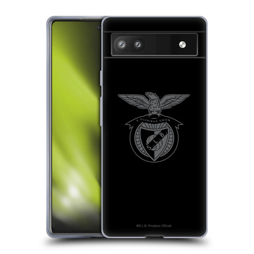 S.L. Benfica 2021/22 Crest Black Soft Gel Case for Google Pixel 6a