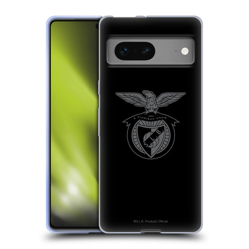 S.L. Benfica 2021/22 Crest Black Soft Gel Case for Google Pixel 7