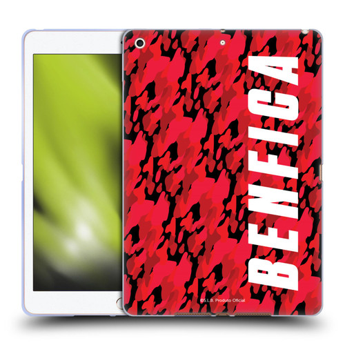 S.L. Benfica 2021/22 Crest Camouflage Soft Gel Case for Apple iPad 10.2 2019/2020/2021