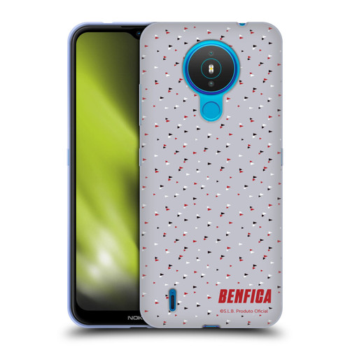 S.L. Benfica 2021/22 Crest Triangles Soft Gel Case for Nokia 1.4