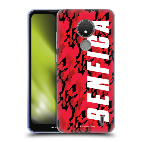 S.L. Benfica 2021/22 Crest Camouflage Soft Gel Case for Nokia C21