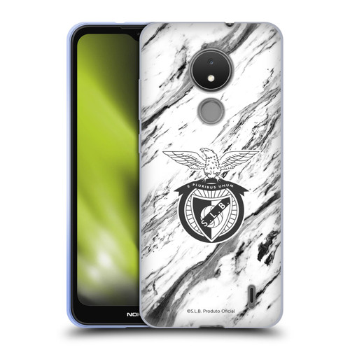 S.L. Benfica 2021/22 Crest Marble Soft Gel Case for Nokia C21