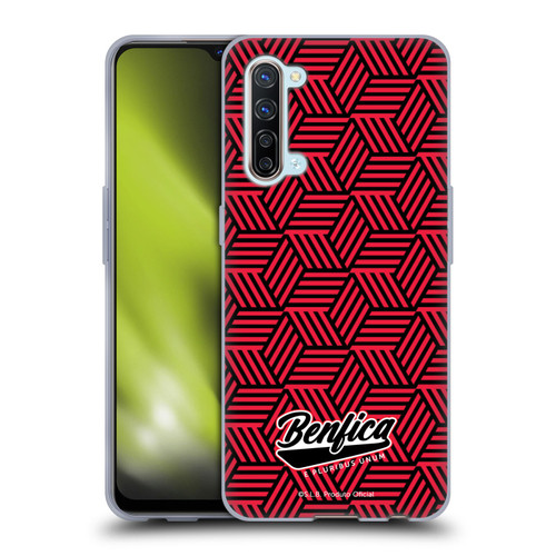 S.L. Benfica 2021/22 Crest Geometric Soft Gel Case for OPPO Find X2 Lite 5G