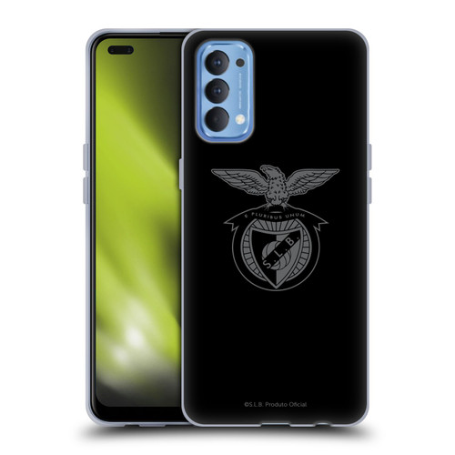 S.L. Benfica 2021/22 Crest Black Soft Gel Case for OPPO Reno 4 5G