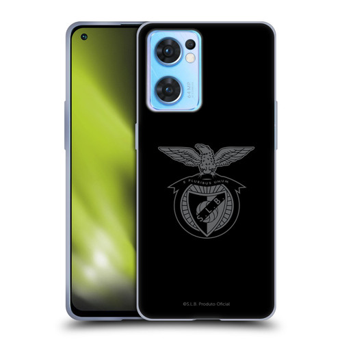 S.L. Benfica 2021/22 Crest Black Soft Gel Case for OPPO Reno7 5G / Find X5 Lite