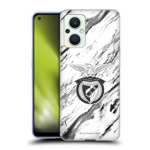 S.L. Benfica 2021/22 Crest Marble Soft Gel Case for OPPO Reno8 Lite