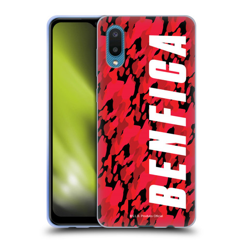 S.L. Benfica 2021/22 Crest Camouflage Soft Gel Case for Samsung Galaxy A02/M02 (2021)