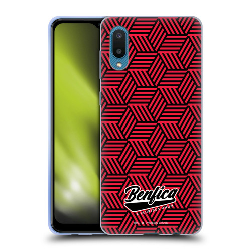 S.L. Benfica 2021/22 Crest Geometric Soft Gel Case for Samsung Galaxy A02/M02 (2021)