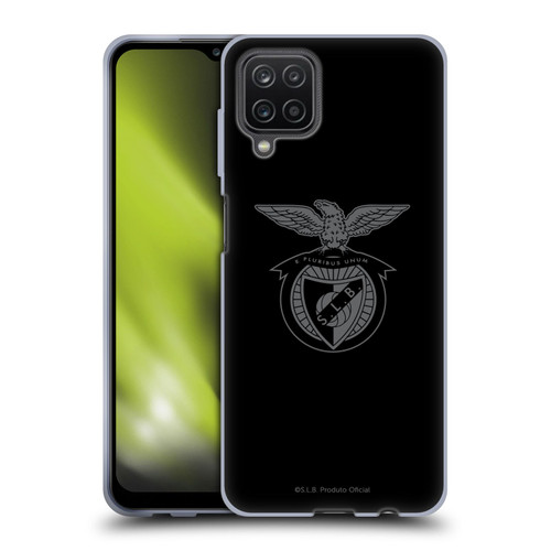 S.L. Benfica 2021/22 Crest Black Soft Gel Case for Samsung Galaxy A12 (2020)