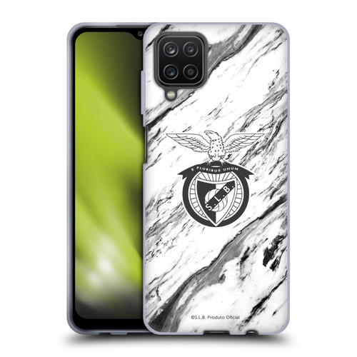 S.L. Benfica 2021/22 Crest Marble Soft Gel Case for Samsung Galaxy A12 (2020)