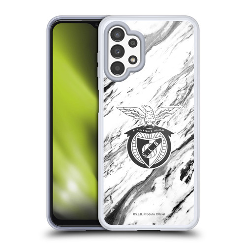 S.L. Benfica 2021/22 Crest Marble Soft Gel Case for Samsung Galaxy A13 (2022)